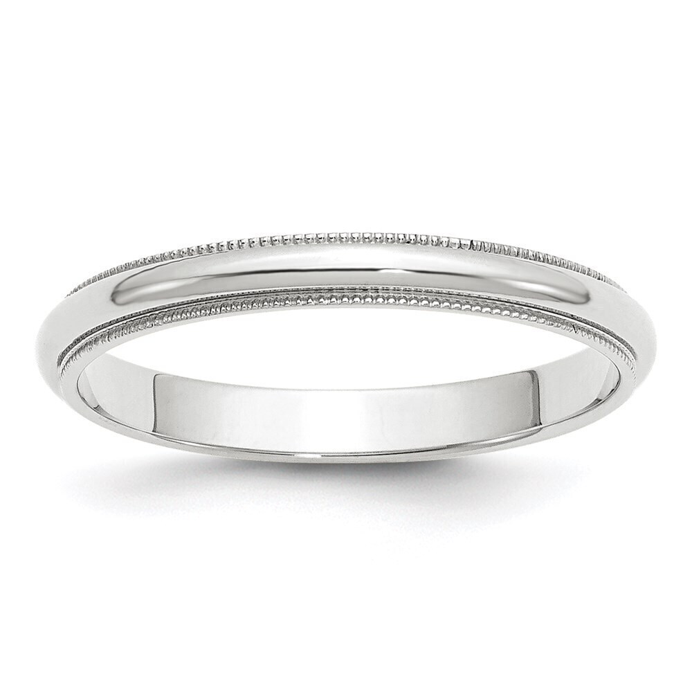 Kazi Luxury 14KW 3mm Milgrain Half Round Band Size 6.5